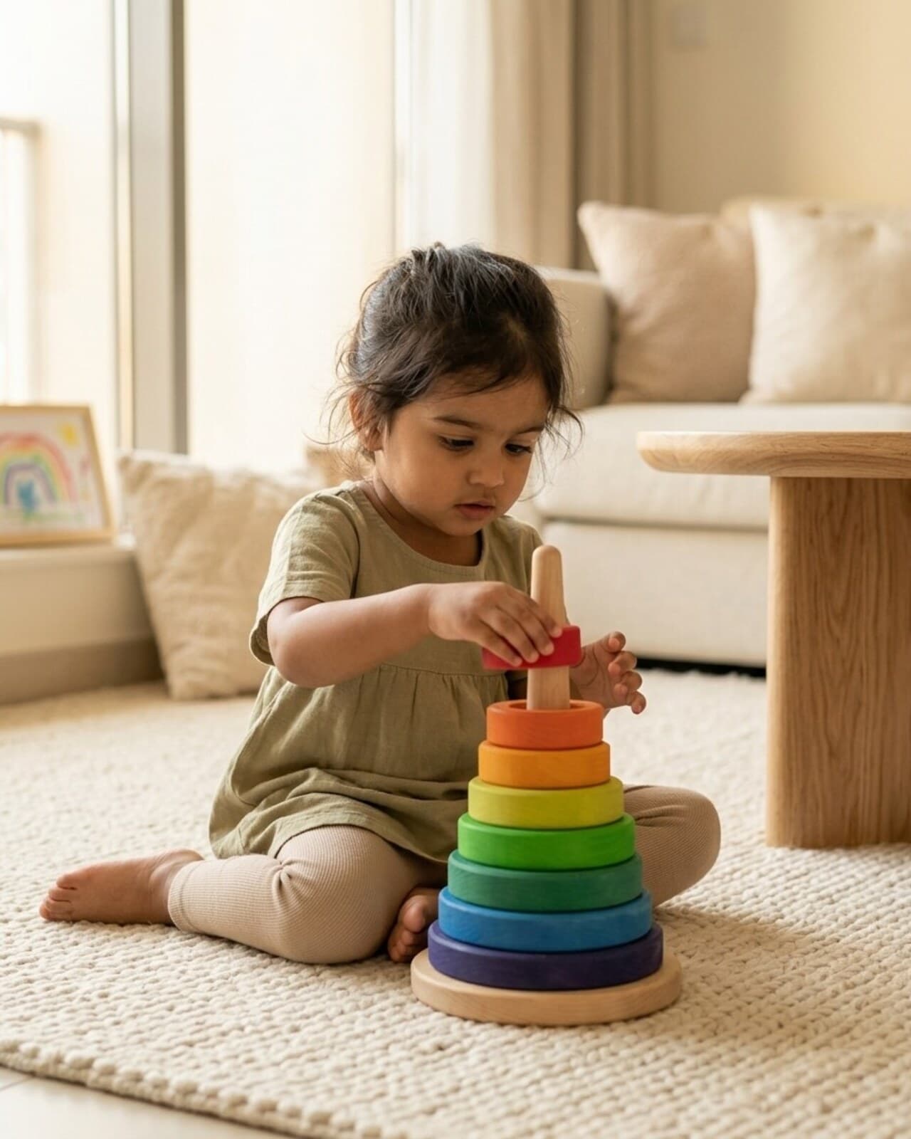 Grimm's Rainbow Stacking Tower
