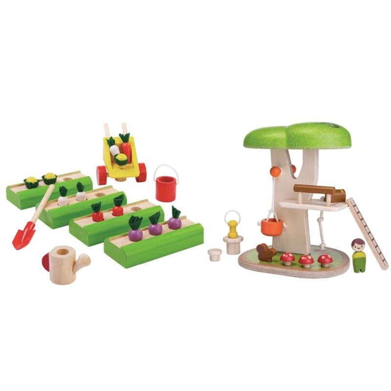 Tree House & Vegetable Garden