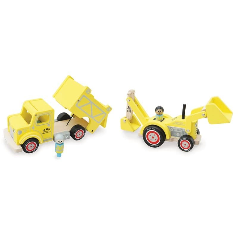 Digger Dave and Toby Truck
