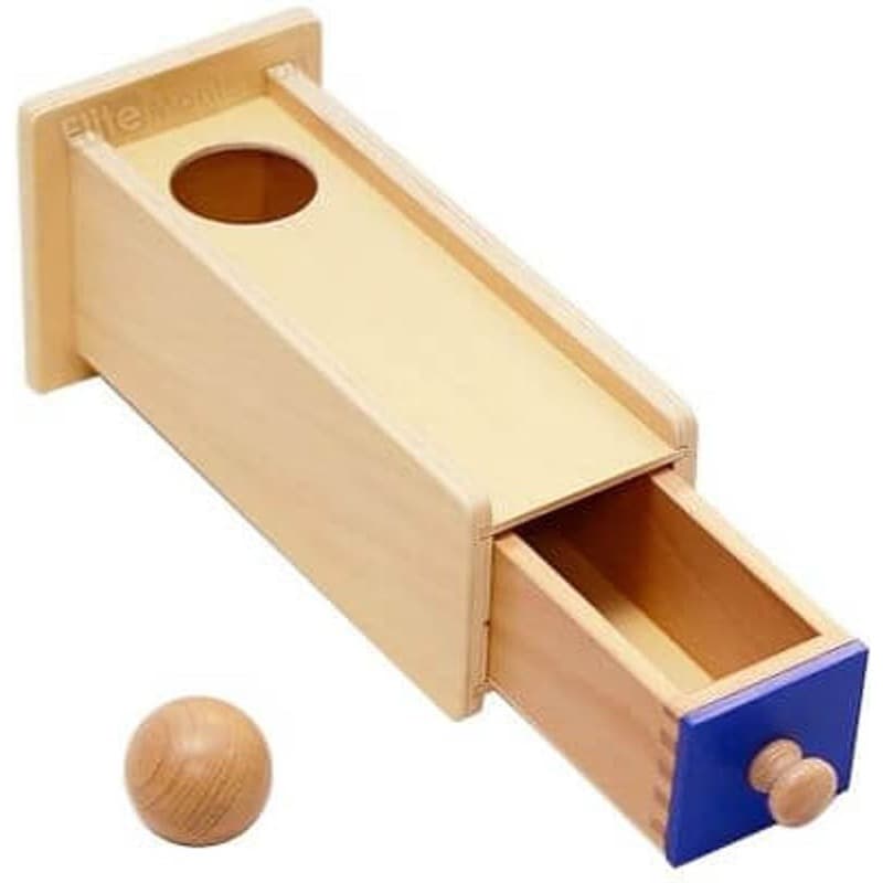 Object Permanence Box with Drawer