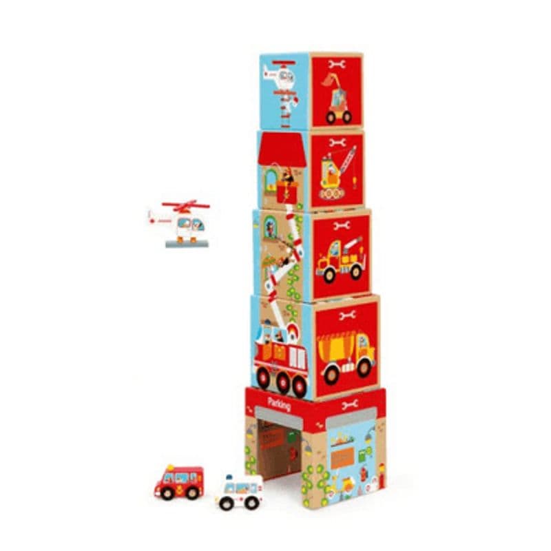 Stacking Tower On the Road