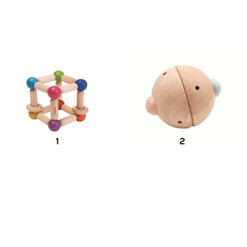 Square Clutching Toy & Beeping Ball