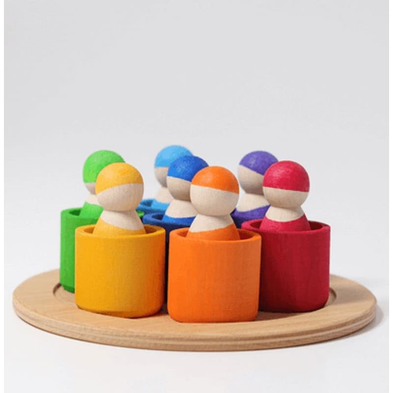 Seven Friends in Bowls